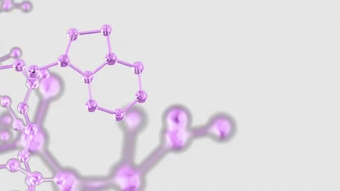 Molecular structure 4k alpha 스톡 동영상 344916763