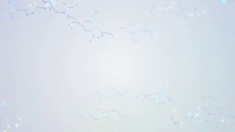 Molecular structure Ah2 white3 4k Видео 113107113