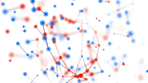 Molecular structure and communication concept Video stock 63434416