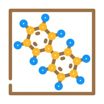 Molecular structure chemical bond science research concept Stock Illustration