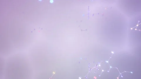 Molecular structure Dh2 white1 4k Vídeos de archivo 113110294