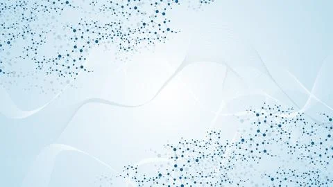 Molecular structure DNA, atom, neurons. Science concept for your design Stock Illustration