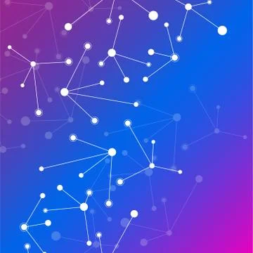 Molecular structure of DNA. Science and technology concept, geometric abstract イラスト素材