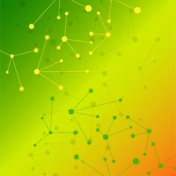 Molecular structure of DNA. Science and technology concept, geometric abstract Stock Illustration