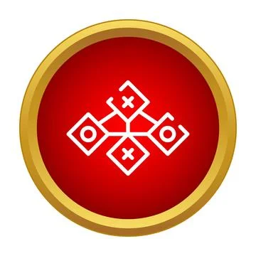 Molecular structure icon representing scientific research and chemistry Stock Illustration