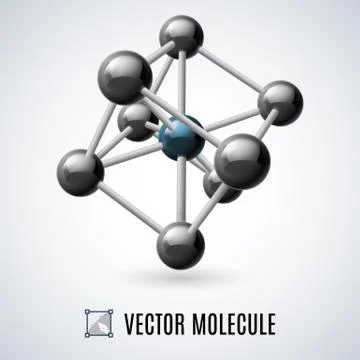Molecular structure Stock Illustration