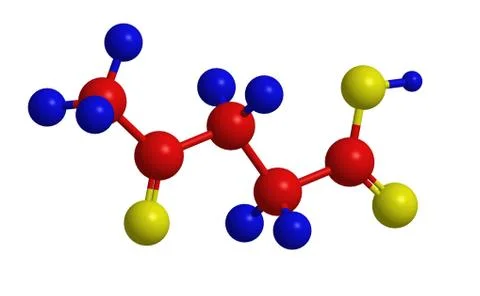 Molecular structure of levulinic acid (also named 4-ketopentaoic acid or 4-ox Ilustración de archivo