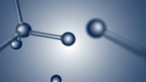 Molecular structure of microcrystalline molecular model Stock Footage 121986139