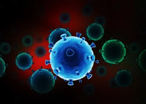 Molecular structure model Illustrazione stock