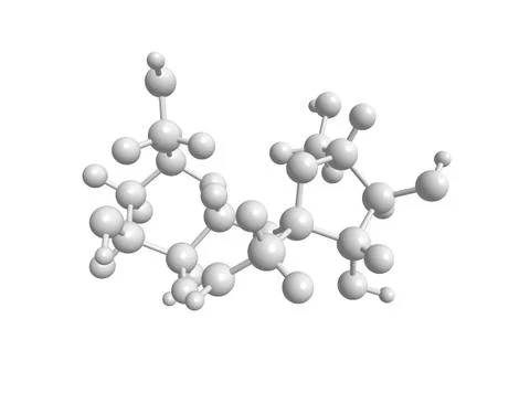 Molecular structure of naturally occuring sweetener sucrose (table sugar) Stock Illustration