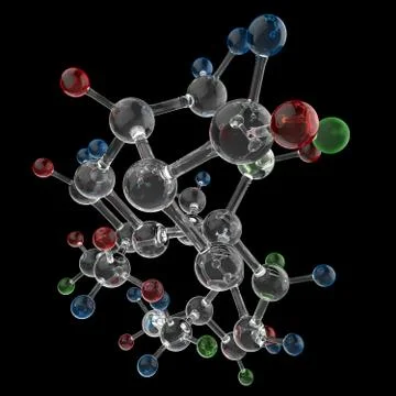 Molecule 3d Stockillustratie