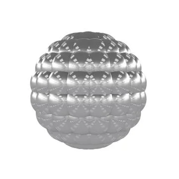 Molecule, 3D illustration Illustrazione stock