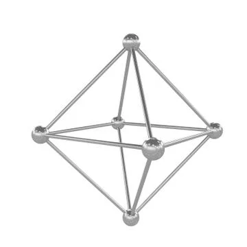 Molecule, 3D illustration Stock-Illustration
