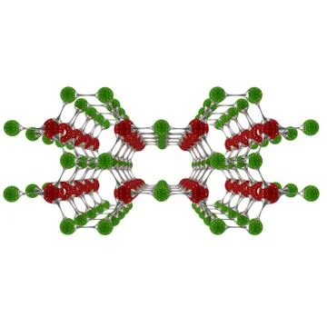 Molecule, 3D illustration 库存插图