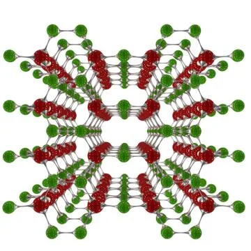 Molecule, 3D illustration Stock Illustration