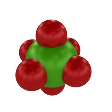 Molecule, 3D illustration 스톡 일러스트