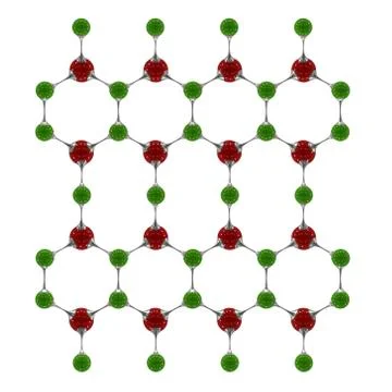 Molecule, 3D illustration Stock-Illustration
