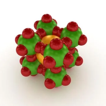 Molecule, 3D illustration Stock-Illustration