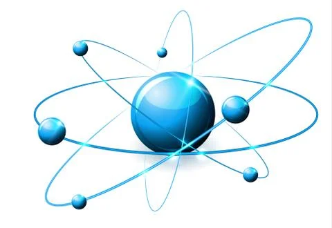 Molecule abstract illustration Stock Illustration