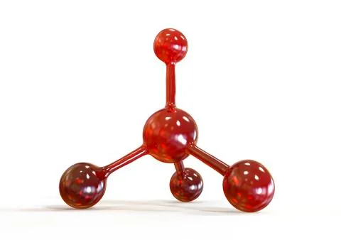 Molecule, abstract molecular and research background Stock Illustration