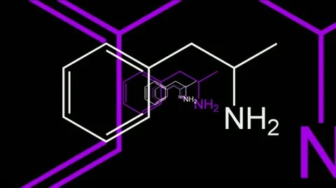 Molecule -  Adrenaline 库存影片 22131490