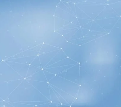 Molecule And Communication Background Illustrazione stock