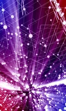 Molecule And Communication Background. Stock Illustration