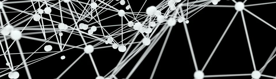 Molecule And Communication Background. Stock Illustration