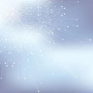 Molecule and communication background of neurons and nervous system. Graphic Stock Illustration