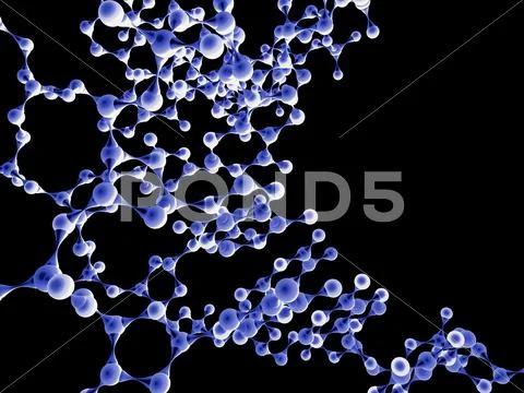 Molecule, artwork Stock Illustration