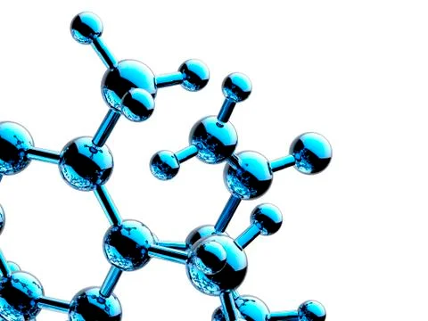 Molecule, artwork Stock Illustration