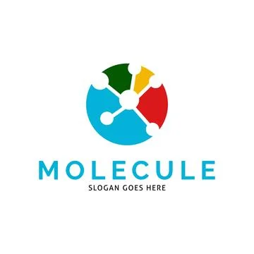 Molecule Atom Icon Vector Logo Template Illustration Design Illustration