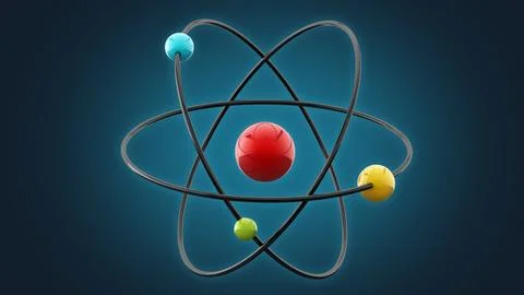 Molecule Atom model Stock Illustration