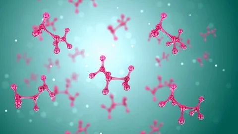 Molecule Background 库存影片 111497875