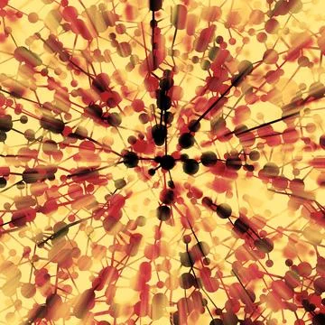 Molecule background Stock Photos