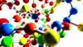 Molecule ball and stick model fly through atoms chemistry biology science tech 4k or 4k+ Resolution