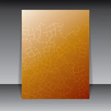 Molecule blue background Stock Illustration