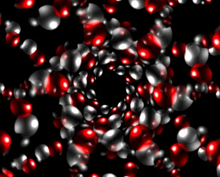 Molecule C 库存影片 35510553