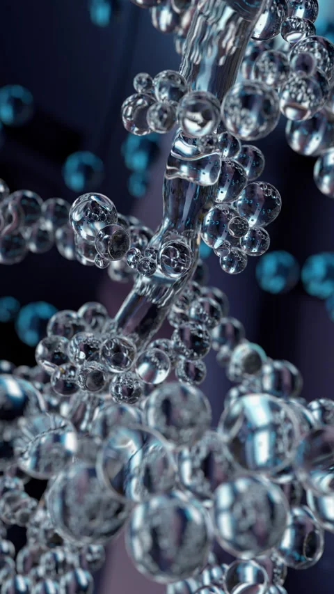Molecule cell formula Chemical. Video stock 305257842
