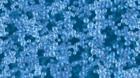 Molecule CH4 Methane science loop tile swirl background. This footage is Stock Footage 302286174