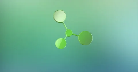Molecule Color 3d Icon Stock Footage 67351866