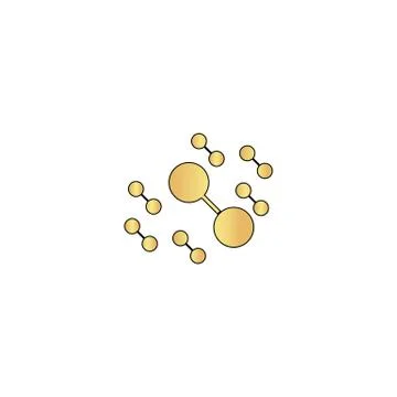 Molecule computer symbol Stock Illustration