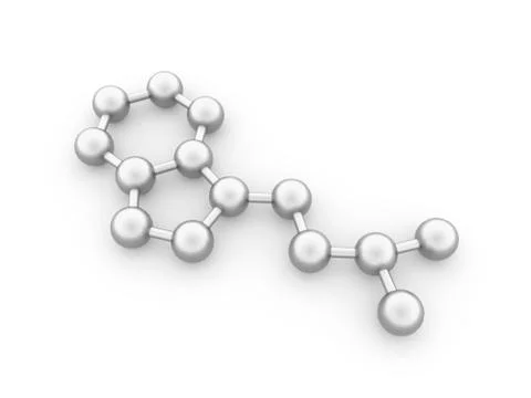Molecule concept rendered on white background Stock Illustration