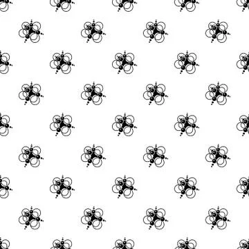 Molecule connection pattern vector seamless Illustrazione stock