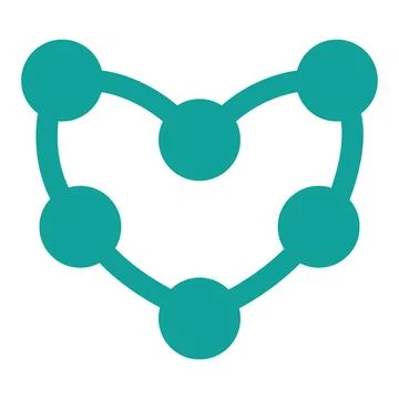 Molecule Connection Science Logo Icon Modern Vector Design Template Stock Illustration