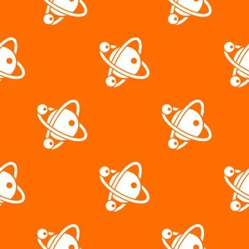 Molecule dna pattern orange Stockillustratie