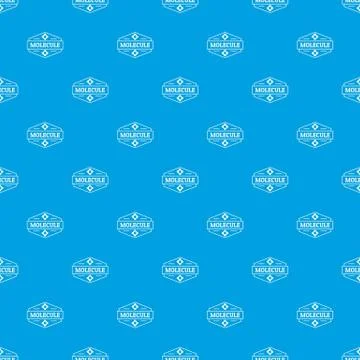 Molecule dna pattern seamless blue 스톡 일러스트