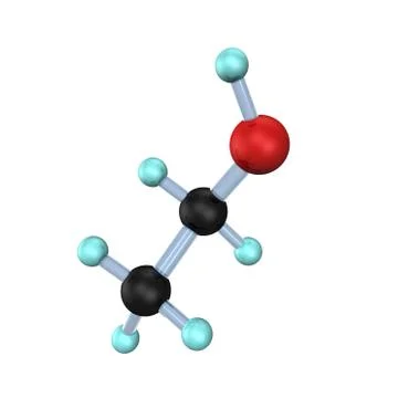 Molecule ethanol Stock Illustration