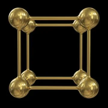 Molecule Grid Connection Structure Illustrazione stock