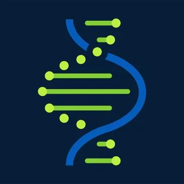 Molecule helix spiral genetic code, twisted DNA 스톡 일러스트